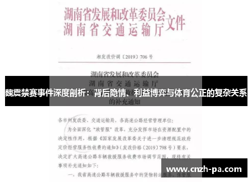 魏震禁赛事件深度剖析:背后隐情、利益博弈与体育公正的复杂关系 魏震禁赛事件深度剖析:背后隐情、利益博弈与体育公正的复杂关系