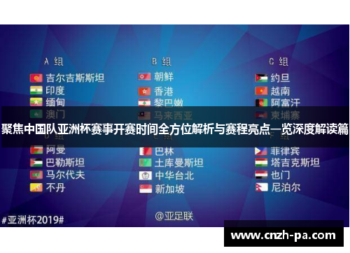 聚焦中国队亚洲杯赛事开赛时间全方位解析与赛程亮点一览深度解读篇