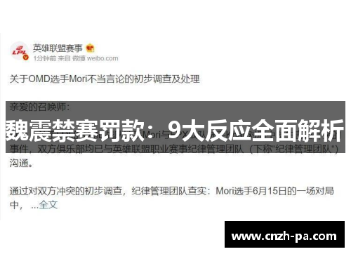 魏震禁赛罚款：9大反应全面解析